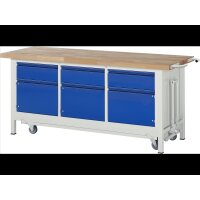 Werkbank mit Fahrgestell 8567I2, B2000xT gallery