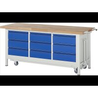 Werkbank mit Fahrgestell 8574I2, B2000xT gallery