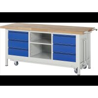 Werkbank mit Fahrgestell 8581I2, B2000xT gallery