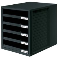 HAN Schubladenbox Schrank-Set  schwarz 1401-13, DIN C4...