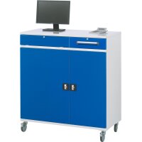 Computer-Schrank 99, B1100xT520xH1185mm, mobil 3
