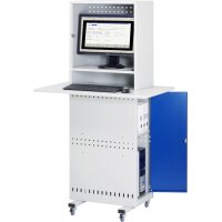 Computer-Säule, B975xT610xH1725, Tastaturauszug, mobil 