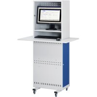 Computer-Säule, B975xT610xH1725, Tastaturauszug, mobil 