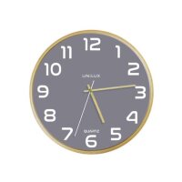 unilux Wanduhr BALTIC braun Kunststoff, &Osla