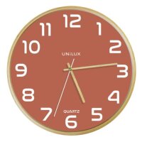 unilux Wanduhr BALTIC braun Kunststoff, &Osla