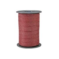 PR&Auml;SENT Geschenkband POLY GLITTER Glitter rot...