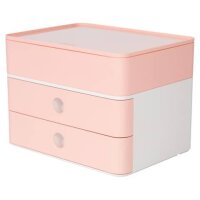 HAN Schubladenbox Smart Box plus ALLISON  flamingo rose 1100-86, DIN A5 mit 3 Schubladen