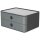 HAN Schubladenbox Smart Box ALLISON  granite grey 1120-19, DIN A5 mit 2 Schubladen