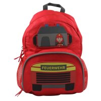 DONAU Kindergartenrucksack Feuerwehr Kunstfas