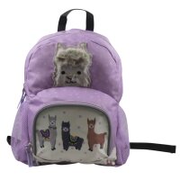 DONAU Kindergartenrucksack Lama Kunstfaser li