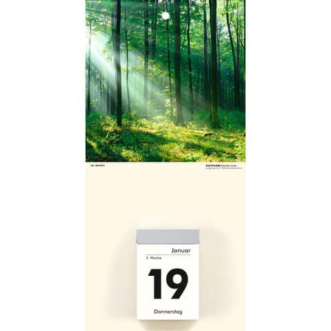 Kalenderrückwand Gebirge - 14,5 x 29,5 cm, 4-fach sortiert
