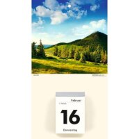 Kalenderrückwand Gebirge - 18 x 33 cm, 2-fach sortiert