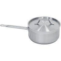 Stielkasserolle  mit Deckel, Ø 200 mm, Höhe 105 mm, 3,3 Liter