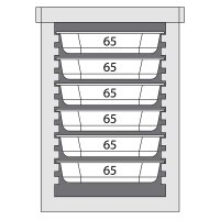 Thermobox Frontlader für 6x GN 1/1 (65mm) 2