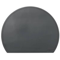 Schreibunterlage halbrund, 650 x 520 mm, schwarz