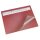 Schreibunterlage DURELLA DS - mit Vollsichtauflage, Kalender, 65 x 52 cm, rot