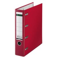 1012 Plastik-Doppelordner - 2x A5 quer, 75 mm, rot