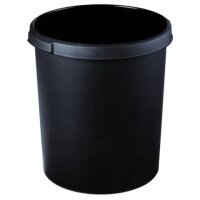 Papierkorb KLASSIK - 30 Liter, rund, 2 Griffmulden, extra...