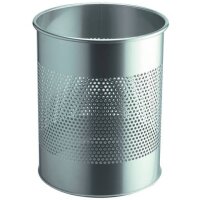 DURABLE Papierkorb 15,0 l silbermetallic