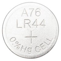 Knopfzellen-Batterie Alkali-Mangan LR44/A76  10er Pack