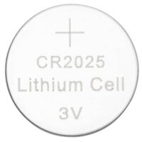 Knopfzellen-Batterie Lithium CR2025 3Volt - 4 Stück