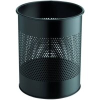 DURABLE Papierkorb 15,0 l schwarz