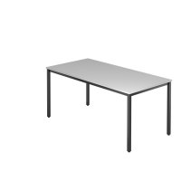 Besprechungstisch 160x80cm Grau/Schw.eck gallery