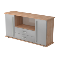 Sideboard 2 Türen, 2 Schübe CE Nuss