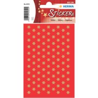 Sticker Sterne 6-zackig, gold Ø 6 mm