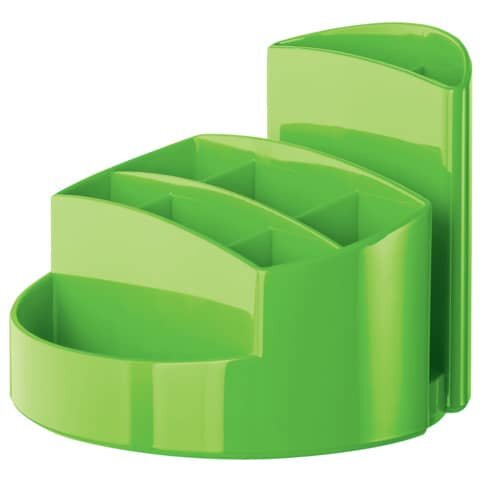 HAN Stiftehalter RONDO NEW COLOURS grün Kunststoff 9 Fächer 14,0 x 14,0 x 10,9 cm