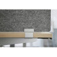 2-Set Akustikseitenwand ARS2, grau-melie gallery