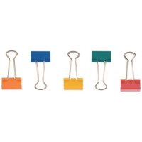 Foldback-Klammern - 32 mm, Klemmvolumen 13 mm, sortiert,...
