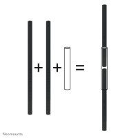 Neomounts FPMA-CPCONNECTBLACK Adapter für Verlängerungsrohr