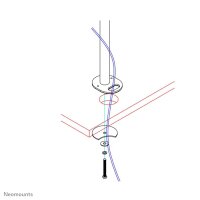Neomounts FPMA-D960GROMMET Tischdurchführungstange 10-30"