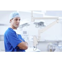 Neomounts FPMA-HAC100 Medizinische Deckenhalterung für Monitore 10-24" - H 0-170 cm - Gasfeder