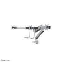 Neomounts NM-D775DX3SILVER Monitorarm 17-27" - Gasfeder - Topfix - 180°-Stopp