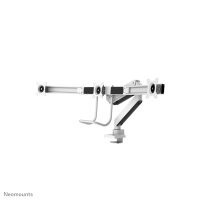 Neomounts NM-D775DX3WHITE Monitorarm 17-27" - Gasfeder - Topfix - 180°-Stopp
