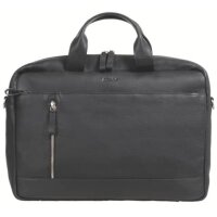 Alassio Laptoptasche TIBER Leder schwarz 4703
