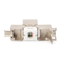 DIGITUS Keystone Jack Cat6a RJ45 geschirmt Metall Set 24Stk.