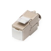 DIGITUS Keystone Jack Cat6a RJ45 geschirmt Metall Set 24Stk.