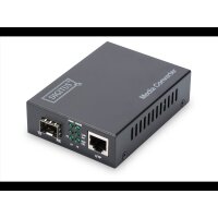 DIGITUS Medienkonverter Gigabit Ethernet RJ45/SFP