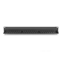 DIGITUS Patchpanel 1HE 24-Port Cat6a geschirmt schwarz 2