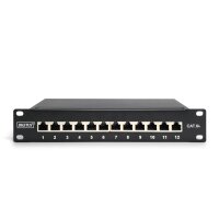 DIGITUS Cat.6A Patch Panel, geschirmt, 12-Port, 10",sch