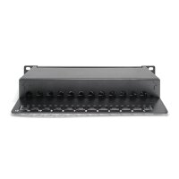 DIGITUS Cat.6A Patch Panel, geschirmt, 12-Port, 10",sch