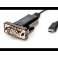 DIGITUS Adapter USB2.0/C -> seriell  D-Sub9 St/St + 1.0m 