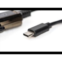 DIGITUS Adapter USB2.0/C -> seriell  D-Sub9 St/St + 1.0m 