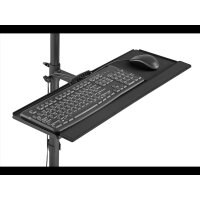 DIGITUS Arbeitsplatz rollbar, Sitz/Steh, 1xTFT,PC,TAS schwa.