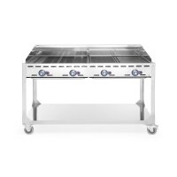 Grillsystem Green Fire 4 Brenner, HENDI, Profi Line, mit...