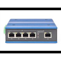 DIGITUS Switch Ind. 5-Port  Gigabit         Unmanaged blau 3