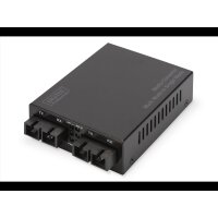 DIGITUS Medienkonverter Gigabit Multimode/ Singlemode, SC/SC